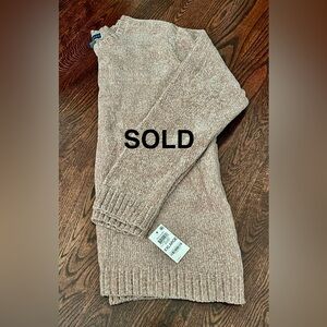NWT Karen Scott Chenille Sweater- XXL